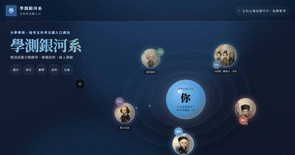 學測銀河系畫面預覽